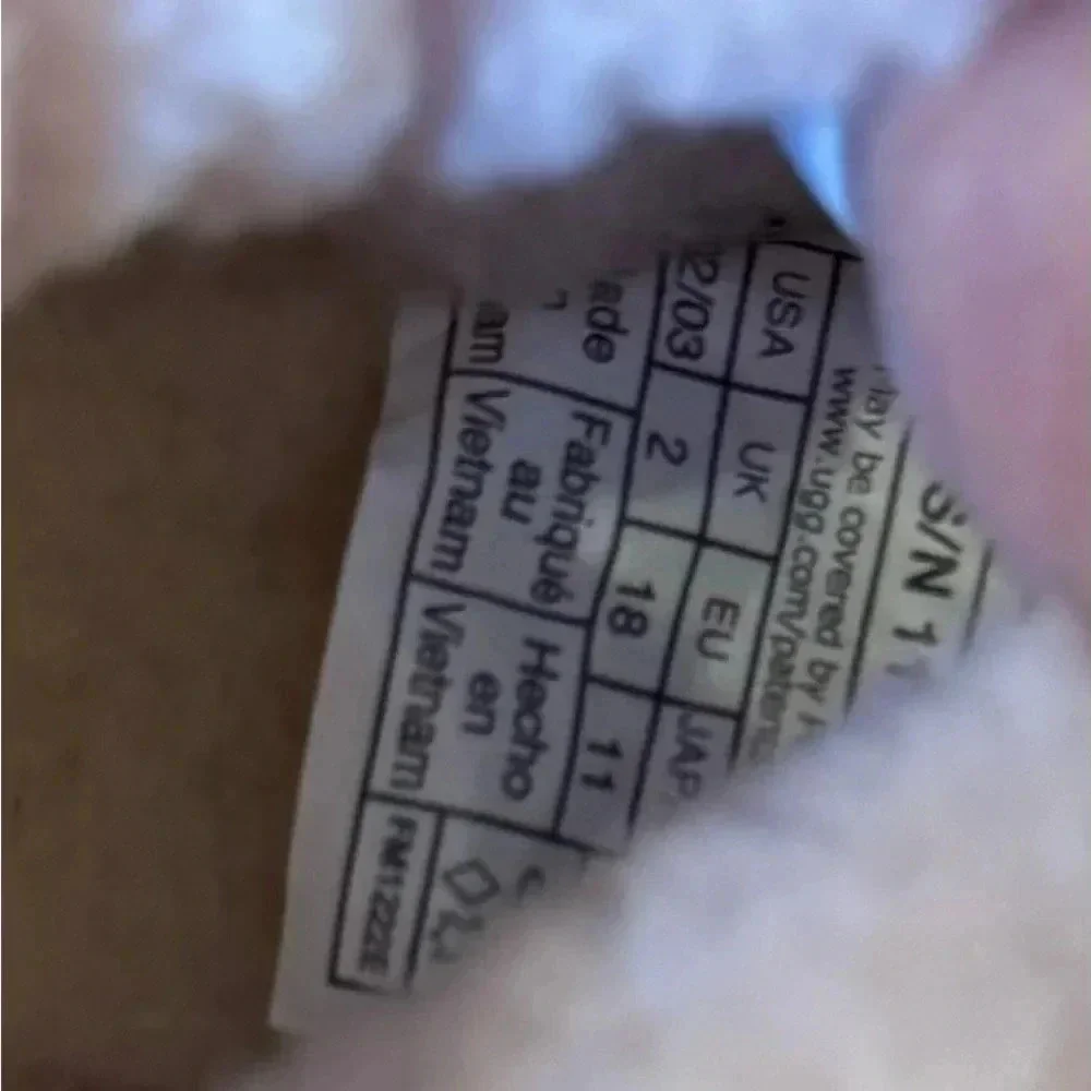 $55 Ugg Baby Girls Pink Gojee UGGplush Round-Toe Suede Bootie Shoes Size US 2/3